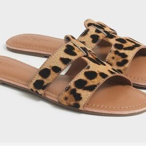 J.Crew Leopard Print Sandals - NEW